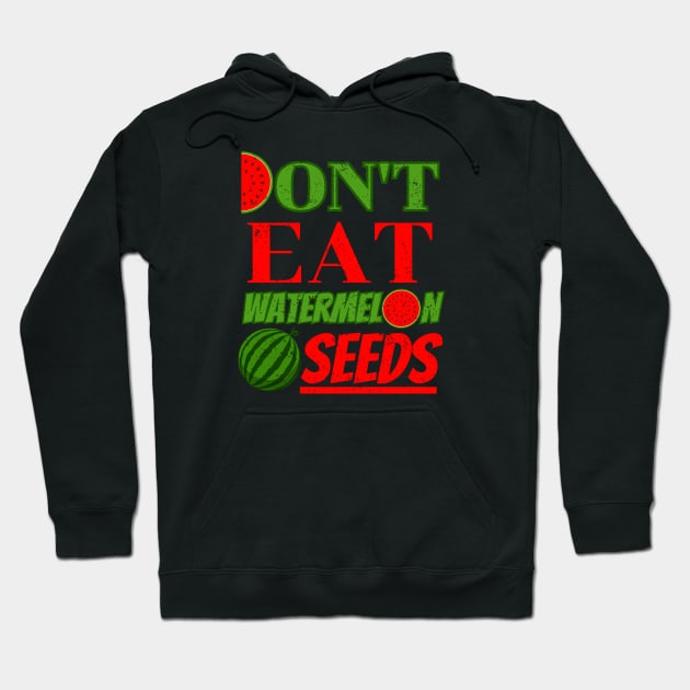 Dont Eat Watermelon Seeds, Pregnancy, Pregnant, Maternity, Future Mom, Vintage Hoodie by HelenGie